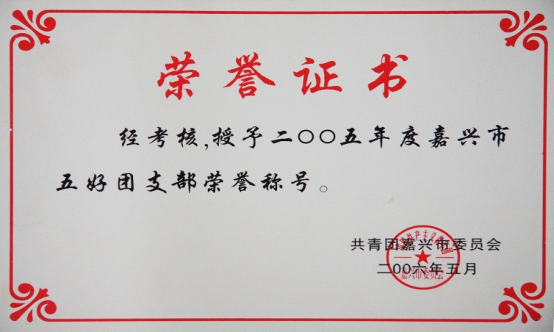 黄冈市五好团支部